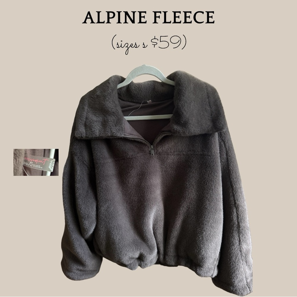 FP Movement Greige Fleece Pullover